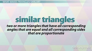 Similar Triangles | Definition, Properties & Examples