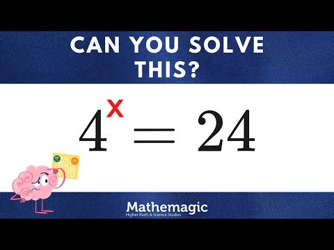How we use LOGARITHMS to solve POWER EQUATIONS 😊