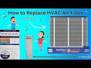 How to Replace HVAC Air Filter (AprilAire)