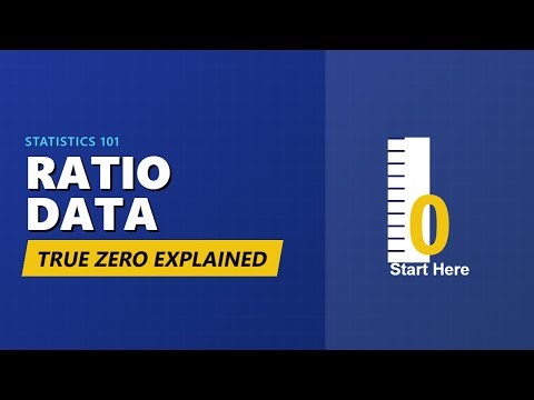 Ratio Data Explained: Interval with True Zero Point (Statistics 101)