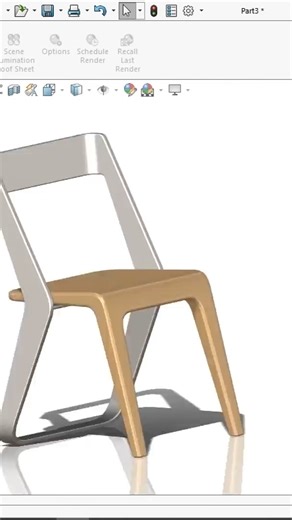 Mech boi on Instagram: "Chair in Solidworks l. #solidworks #design #mechdesignnepal #sw"