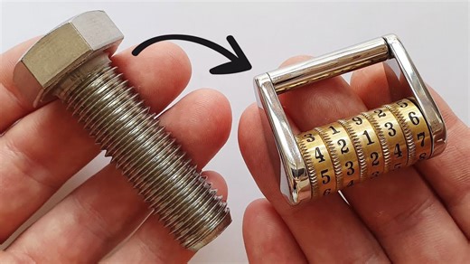 Transforming a Bolt into a Unique Combination Lock
