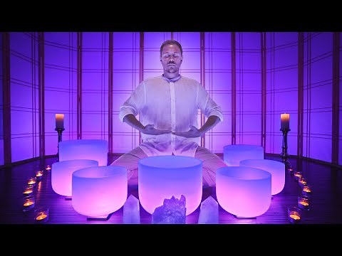 ∞ Flow State Sound Bath ∞ 432Hz Crystal Singing Bowls | Calm Focus Music | Study, Work, Relax