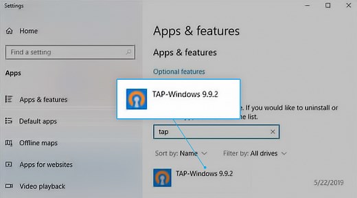 TAP-WINDOWS 어댑터 9.21.2 란 무엇입니까? - 지원 센터