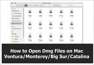 How to Open Dmg Files on Mac Ventura/Monterey/Big Sur/Catalina [4 Fixes]