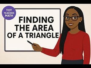 How to Find the Area of a Triangle | Easy Steps with Tot Teaches Math