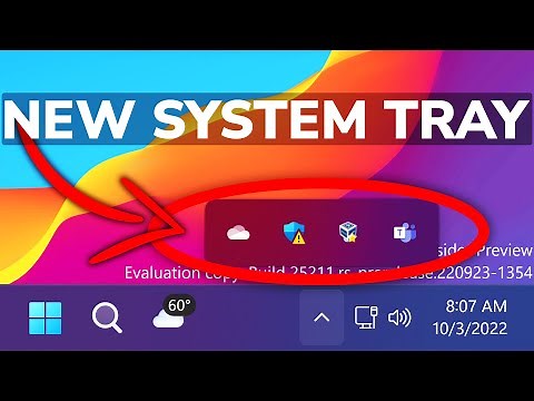 How to Enable New System Tray in Windows 11 25211