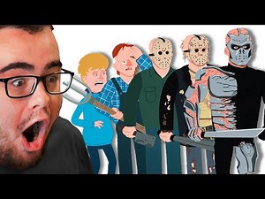 Reacting to JASON VOORHEES the EVOLUTION!!