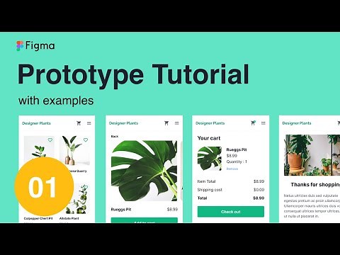Figma prototype tutorial with examples #1