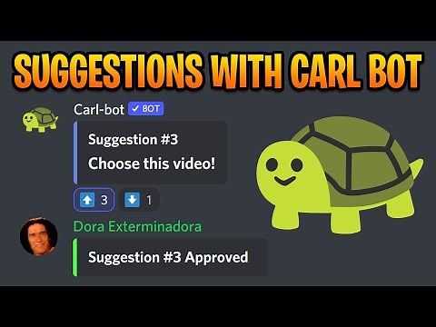 Setup Suggestions on Discord using Carl Bot