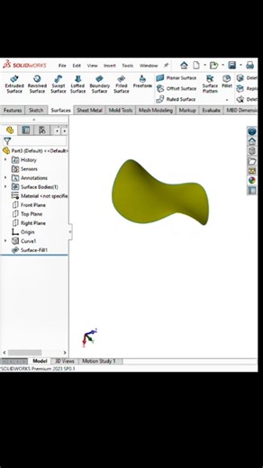 Project curve in solidworks #solidworks #cadcam