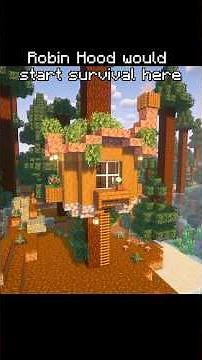 Turn a Spruce Tree Into a Cozy House in Minecraft