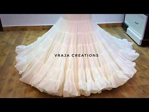 Petticoat | saree पेटिकोट | Gopi dress | Gopi Skirts | Cancan | Under skirt cutting and stitching