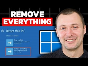 How To Delete/Remove Everything On PC