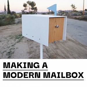 This DIY mailbox doesn't require welding! 📬 🧑‍🔧 | HomeMade Modern