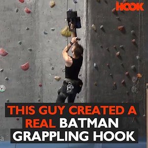 Someone made a real Batman grappling hook! | The Hook