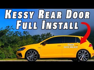 2019 Golf R ~ Detailed Keyless Entry To REAR DOORS Installation and Wiring