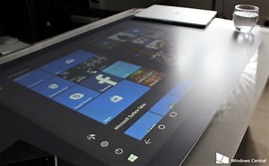 Remember the original Microsoft Surface table? Now it runs Windows 10!