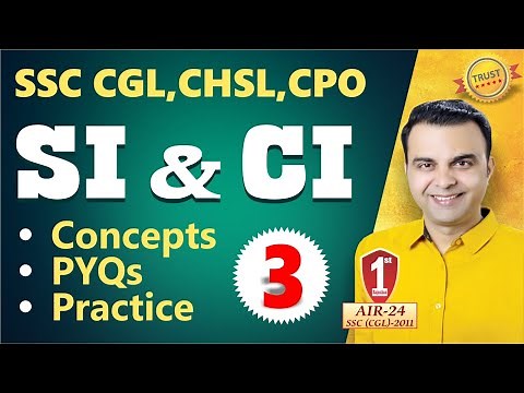 SI & CI by RAJA SIR || Most Important Concepts, PYQS, NEON APPROACH for SSC CGL, CHSL, CPO