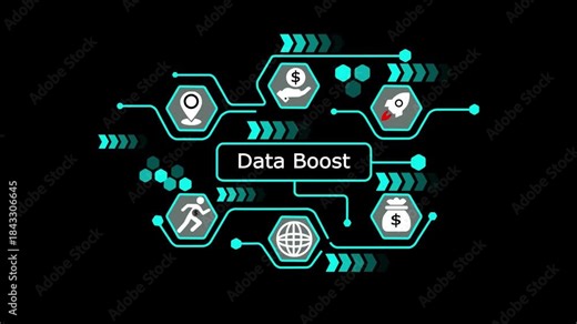 Data Boost High Performance Information Acceleration System with Advanced Analytics Power, Smart Data Optimization, Rapid Processing Speed, and Modern Digital Growth Technology Framework.