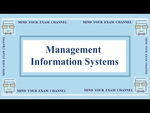 Management Information System (MIS)| Information System| Data and Information- IT Skills in Business