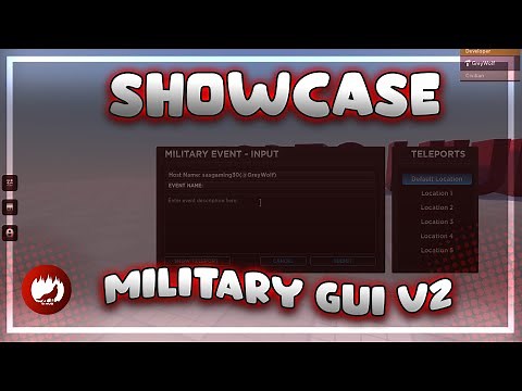 ROBLOX | MILITARY GUI - SHOWCASE