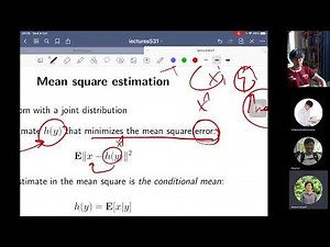 Statistical estimation: conditional expectation and minimum mean-square error (MMSE)