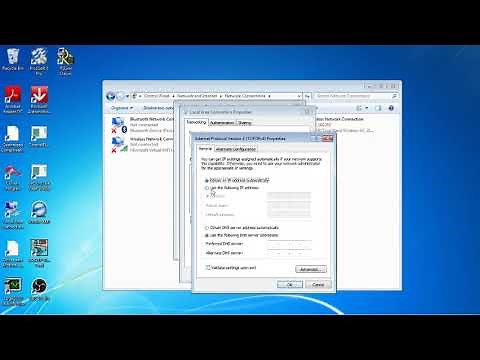 Ethernet Adapter Settings and Shortcut