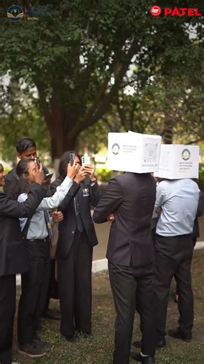 Madhyanchal Professional University on Instagram: "🎓✨ When creativity meets campus fun Our students took the MPU IG QR to the next level — literally on their heads 🤯📦 From classrooms to corridors, canteen to campus corners, it was all about flexing creativity AND helping us grow together 💙🔥 Because supporting your university can also be fun, crazy, and super creative 😎 Tag that friend who’d do this without thinking twice 👇😂 Follow. Scan. Share. Repeat 🚀 #RiseWithMPU #PatelGroup #MPUMome