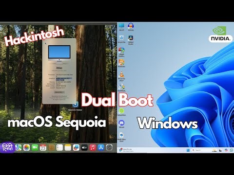 Install macOS Sequoia in Windows PC Dual Boot with Nvidia GPU