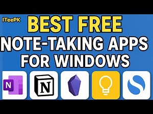 Best Free Note-Taking Apps for Windows (2025) | OneNote, Notion, Obsidian, Google Keep, Simplenote