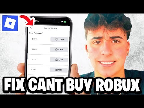 How To Fix Can't Buy Robux In Roblox - Fastest Guide