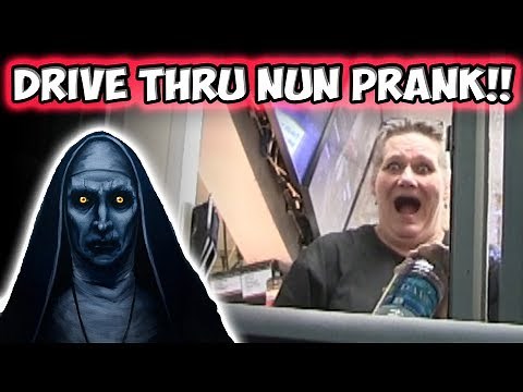 DRIVE THRU NUN PRANK!!!