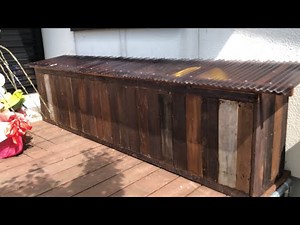 【DIY】家庭用屋外リサイクルボックスを廃材で作ってみた！