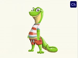 Lizard Adobe Character Animator Puppet Template