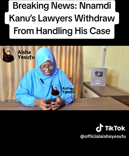 Nnamdi Kanu's Lawyers Withdraw From His Case