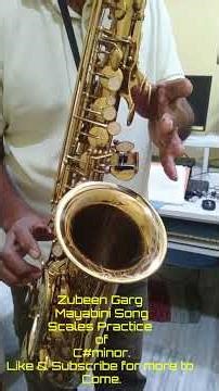 Beginner How to Play C# Minor Scale in The Saxophone ./Rajesh Budaprithi. #music #song #tutorial