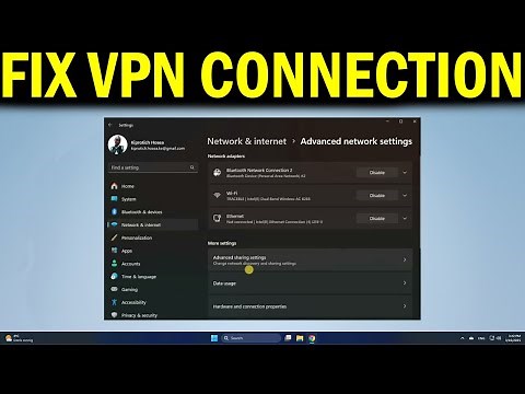 How To Fix VPN Not Working in Windows 11 & 10