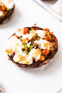 Portobello Mushroom Pizzas