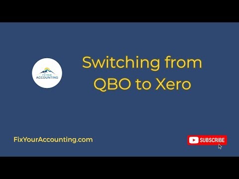 Switching from QBO to Xero