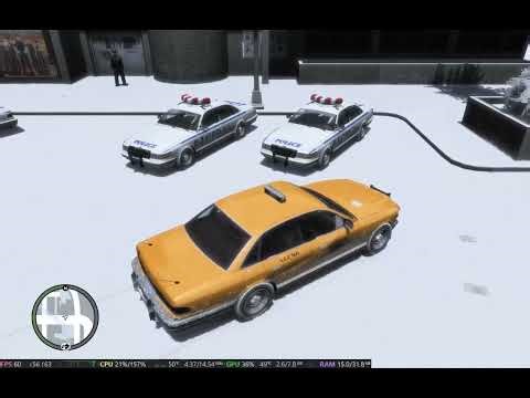 GTA IV - Snow (FusionFix Mod)