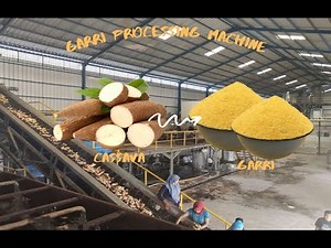 Do you know what cassava processing equipment will be used in small scale garri production plant?