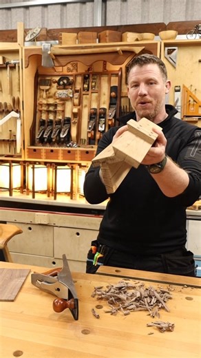 John McGrath on Instagram: "How to make a Donkey Earred Mitre Shooting. A brilliant hand tool woodworking jig. Great for make internal and external mitres for mouldings, picture frames and box making. #maker #diy #irish #woodworker #handmade #woodworking #woodworkskills #workshop #handplane"