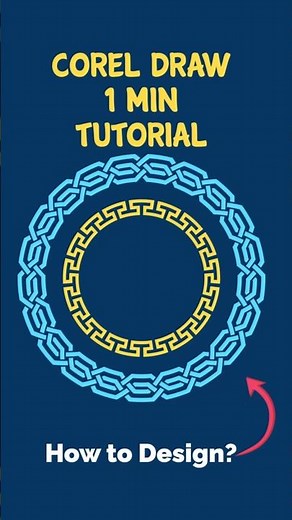 How To Make Circle Shape Borders In Corel Draw | Easy Method Tutorial