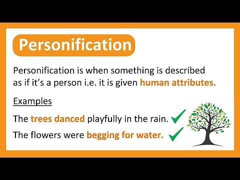 What is PERSONIFICATION? | Learn with Examples