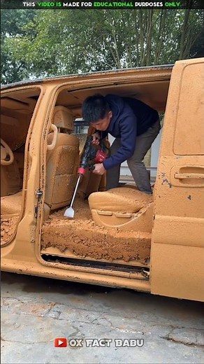 🚗 Dirty Car Cleaning Gone Wrong! 😱 From Dog-Poop Look 💩 to ₹1 Crore Surprise 🤯😂 #shorts