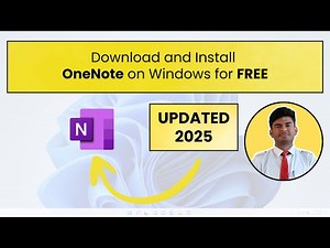 How to Download and Install Microsoft OneNote on Windows 10/11 (2025) | Free Note-Taking App Guide