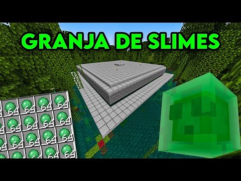 ✅ Como HACER una GRANJA de SLIMES | Tutorial Minecraft 1.20 Java
