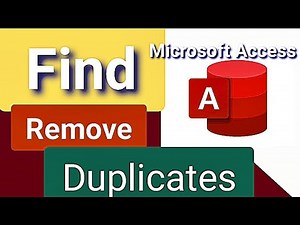 How to Use Microsoft Access For Beginner Tutorial | How to Remove Duplicate In Access