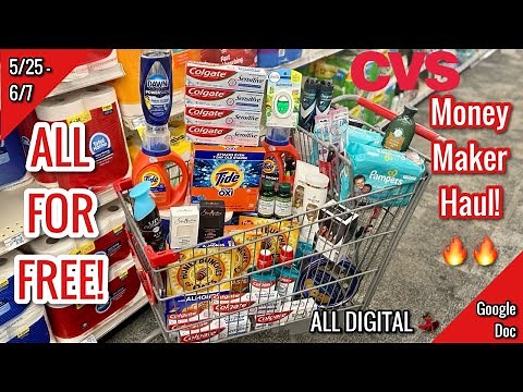 CVS Free & Cheap Coupon Deals & Haul |5/25 - 6/7 | Stock UP! MONEY MAKER WEEK!🔥| Learn CVS Couponing